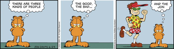Komiksy garfield - komiks z dnia 23/06/2022