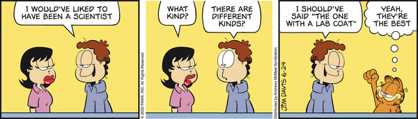 Komiksy garfield - komiks z dnia 24/06/2022