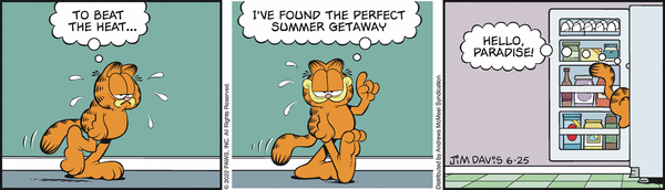 Komiksy garfield - komiks z dnia 25/06/2022