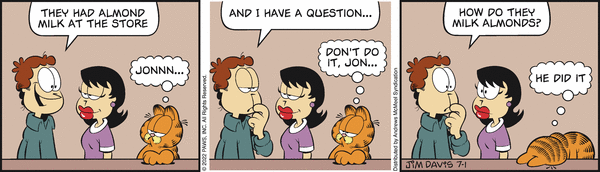 Komiksy garfield - komiks z dnia 01/07/2022