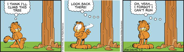 Komiksy garfield - komiks z dnia 02/07/2022