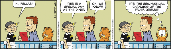 Komiksy garfield - komiks z dnia 05/07/2022