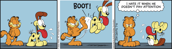 Komiksy garfield - komiks z dnia 06/07/2022