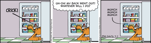 Komiksy garfield - komiks z dnia 07/07/2022