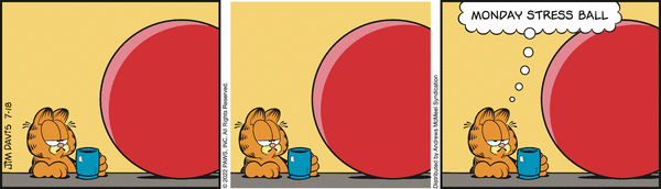 Komiksy garfield - komiks z dnia 18/07/2022