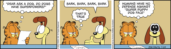 Komiksy garfield - komiks z dnia 20/07/2022