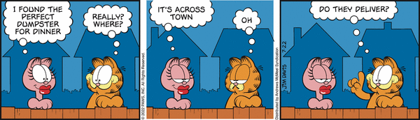 Komiksy garfield - komiks z dnia 22/07/2022