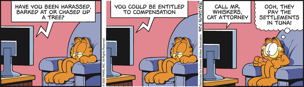 Komiksy garfield - komiks z dnia 26/07/2022
