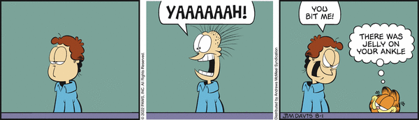 Komiksy garfield - komiks z dnia 01/08/2022