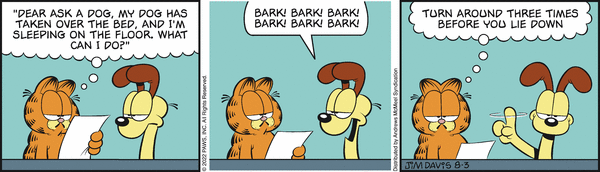 Komiksy garfield - komiks z dnia 03/08/2022