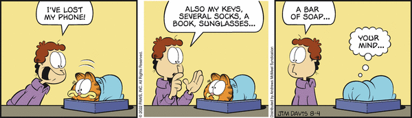 Komiksy garfield - komiks z dnia 04/08/2022