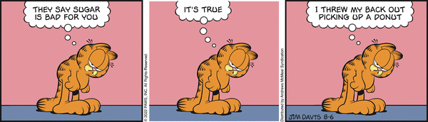 Komiksy garfield - komiks z dnia 06/08/2022