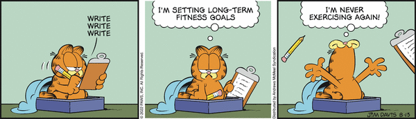 Komiksy garfield - komiks z dnia 13/08/2022