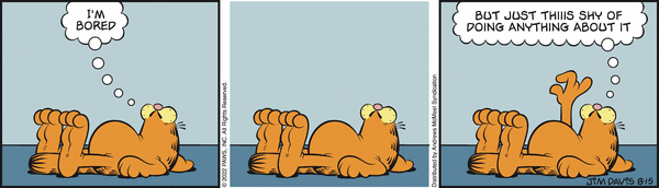 Komiksy garfield - komiks z dnia 15/08/2022