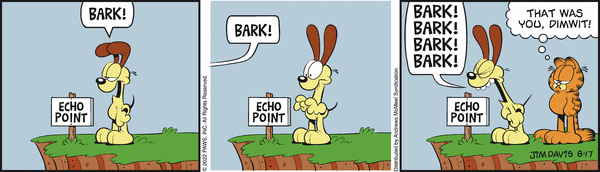 Komiksy garfield - komiks z dnia 17/08/2022