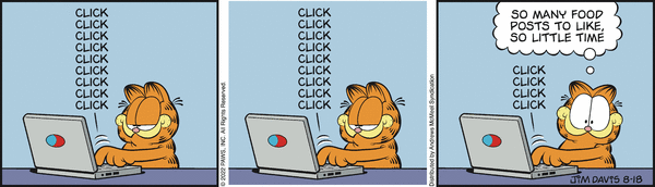 Komiksy garfield - komiks z dnia 18/08/2022