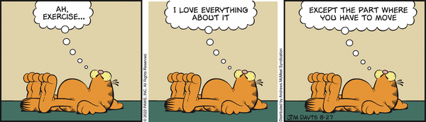 Komiksy garfield - komiks z dnia 27/08/2022