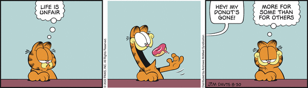 Komiksy garfield - komiks z dnia 30/08/2022