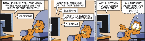 Komiksy garfield - komiks z dnia 01/09/2022