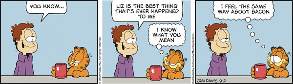 Komiksy garfield - komiks z dnia 02/09/2022