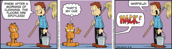 Komiksy garfield - komiks z dnia 08/09/2022