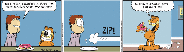Komiksy garfield - komiks z dnia 10/09/2022