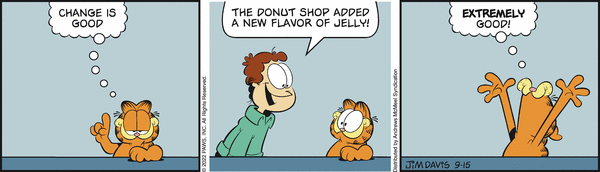 Komiksy garfield - komiks z dnia 15/09/2022