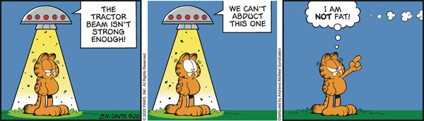 Komiksy garfield - komiks z dnia 20/09/2022