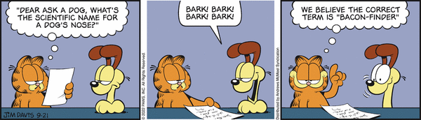 Komiksy garfield - komiks z dnia 21/09/2022