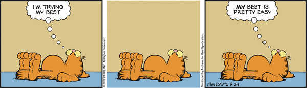 Komiksy garfield - komiks z dnia 24/09/2022