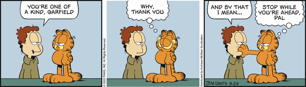 Komiksy garfield - komiks z dnia 29/09/2022