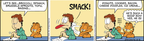 Komiksy garfield - komiks z dnia 08/10/2022