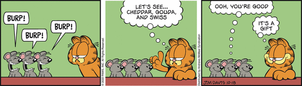 Komiksy garfield - komiks z dnia 18/10/2022