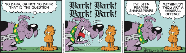 Komiksy garfield - komiks z dnia 19/10/2022