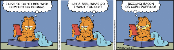 Komiksy garfield - komiks z dnia 22/10/2022