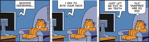 Komiksy garfield - komiks z dnia 25/10/2022