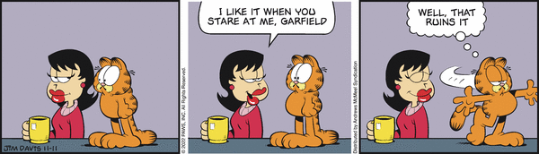 Komiksy garfield - komiks z dnia 11/11/2022