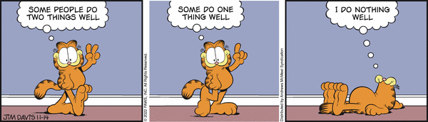 Komiksy garfield - komiks z dnia 14/11/2022