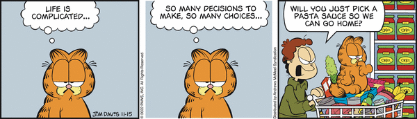 Komiksy garfield - komiks z dnia 15/11/2022