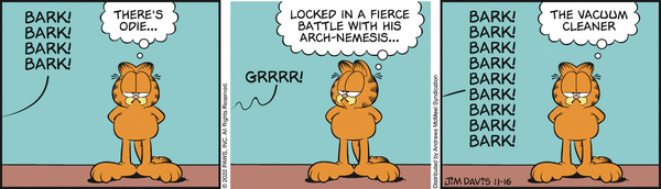 Komiksy garfield - komiks z dnia 16/11/2022