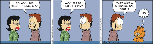 Komiksy garfield - komiks z dnia 18/11/2022