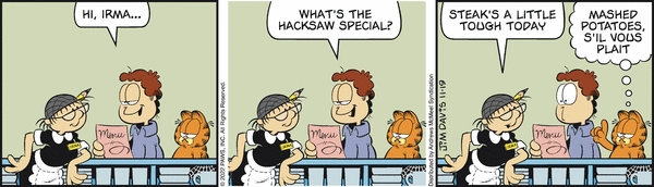 Komiksy garfield - komiks z dnia 19/11/2022