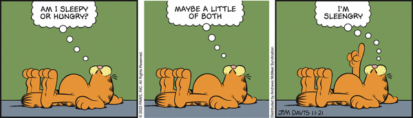 Komiksy garfield - komiks z dnia 21/11/2022