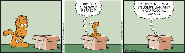 Komiksy garfield - komiks z dnia 01/12/2022