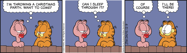 Komiksy garfield - komiks z dnia 09/12/2022
