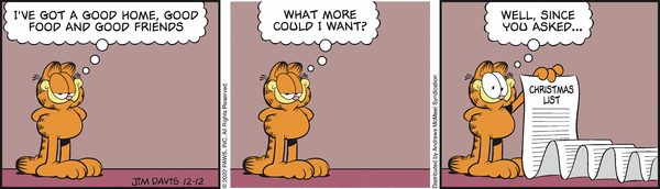 Komiksy garfield - komiks z dnia 12/12/2022