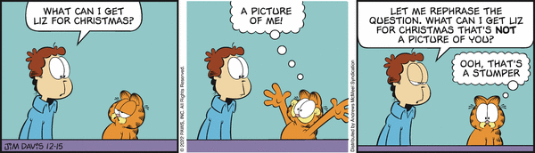Komiksy garfield - komiks z dnia 15/12/2022