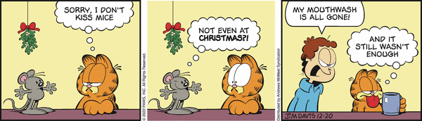 Komiksy garfield - komiks z dnia 20/12/2022