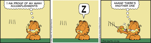 Komiksy garfield - komiks z dnia 26/12/2022