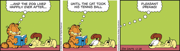 Komiksy garfield - komiks z dnia 28/12/2022